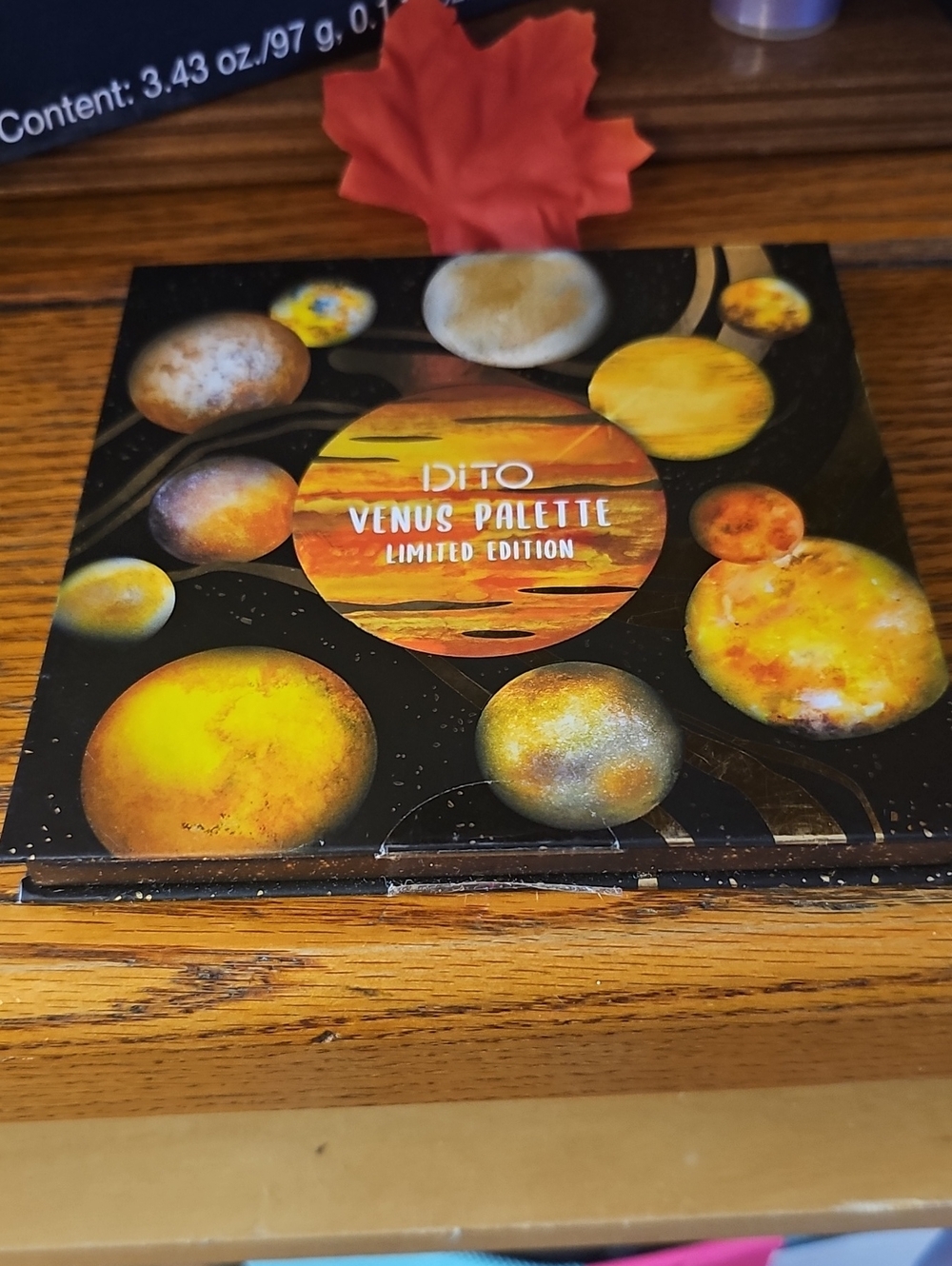 Dittos Venus Palette Eyeshadow - Yellow & Orange Planetary Shades
